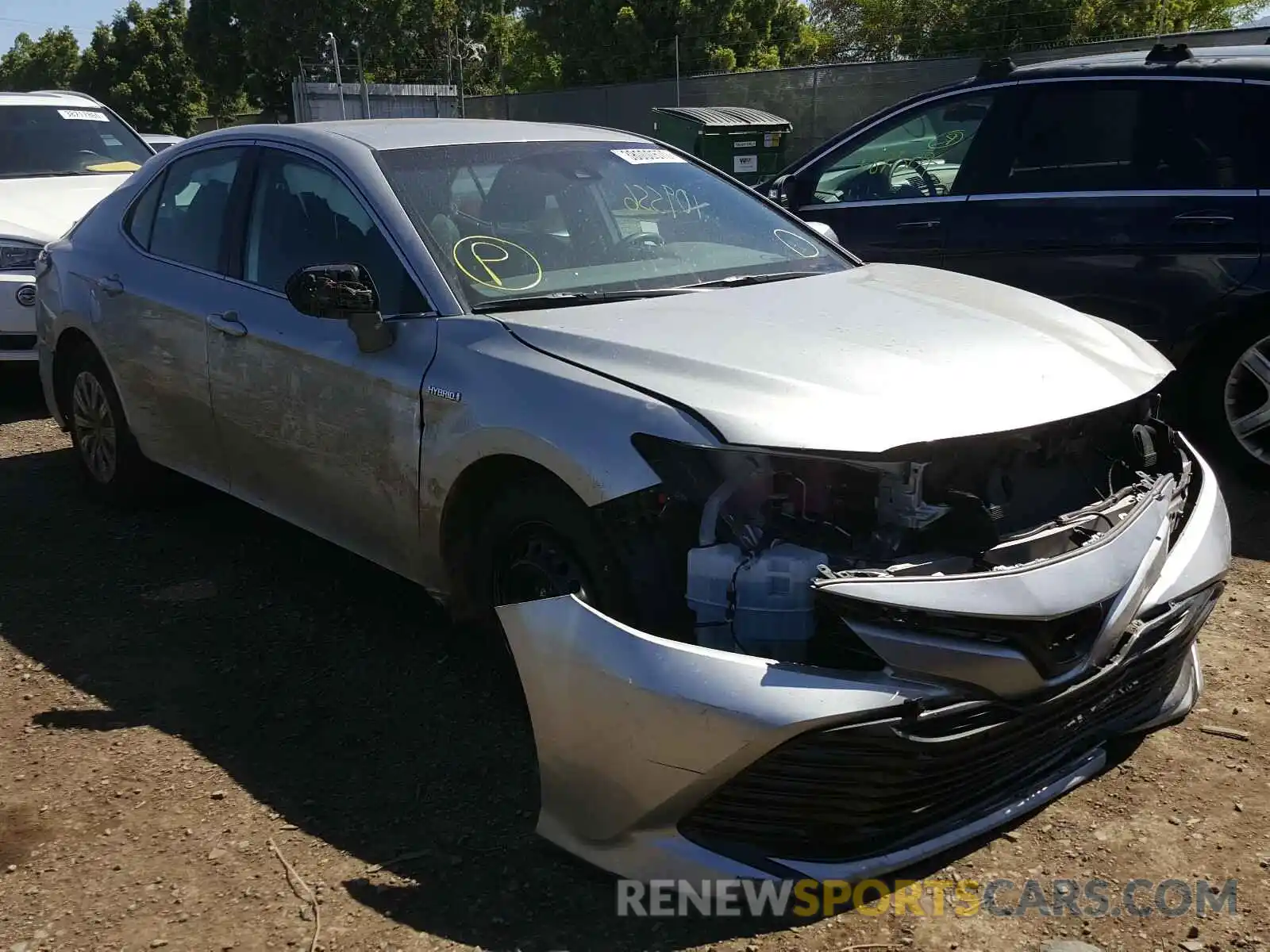 1 Photograph of a damaged car 4T1B31HK6KU510713 TOYOTA CAMRY 2019