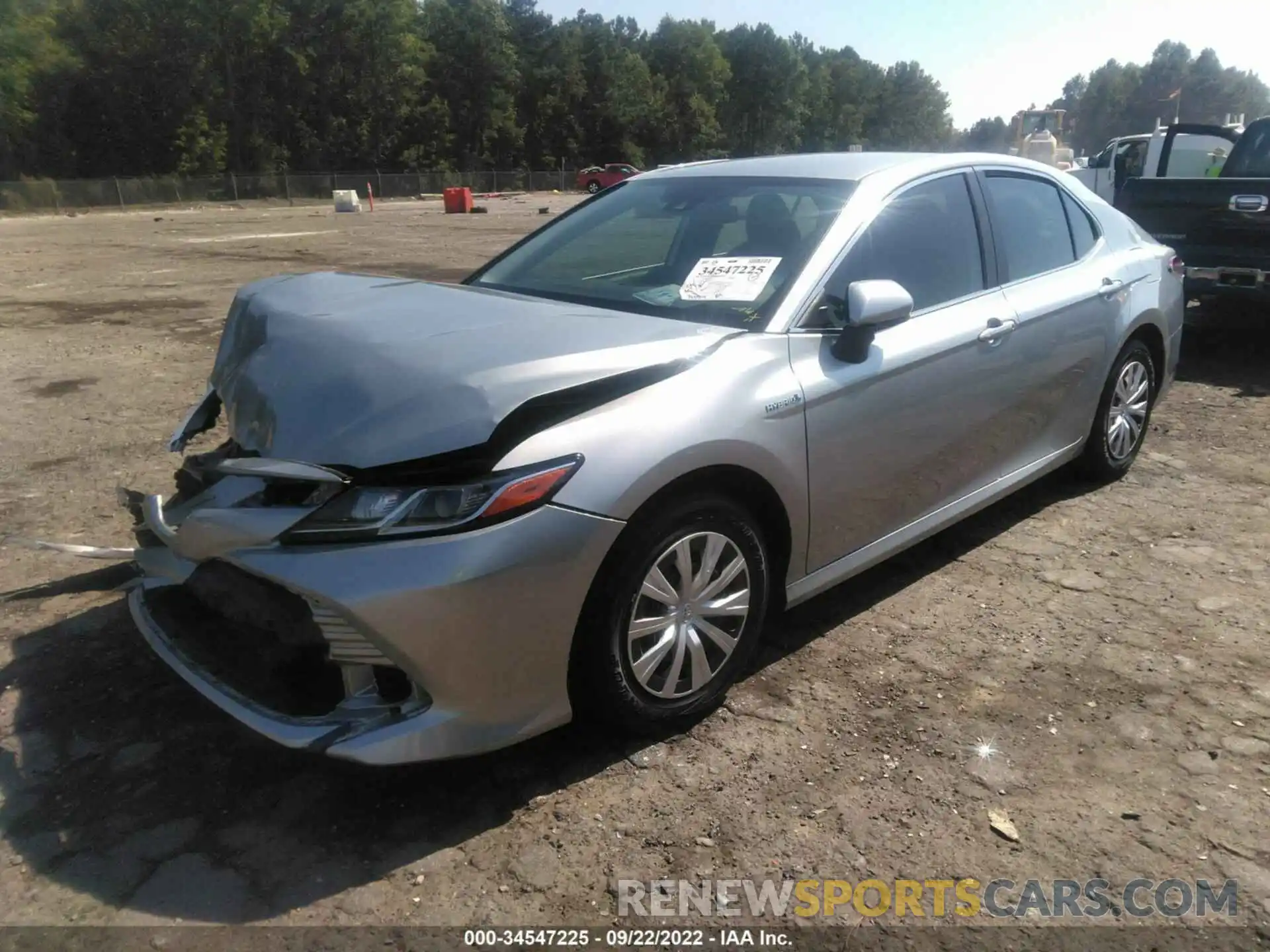 2 Photograph of a damaged car 4T1B31HK6KU516012 TOYOTA CAMRY 2019