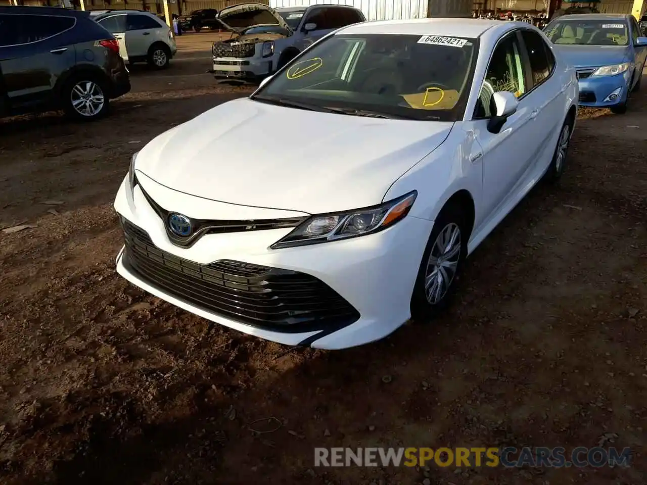 2 Photograph of a damaged car 4T1B31HK7KU008020 TOYOTA CAMRY 2019