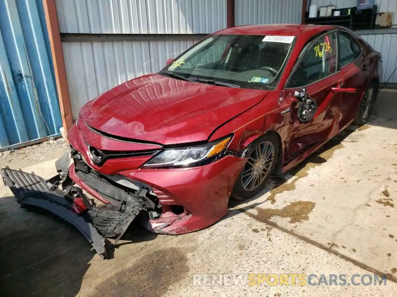 2 Photograph of a damaged car 4T1B31HK7KU510610 TOYOTA CAMRY 2019