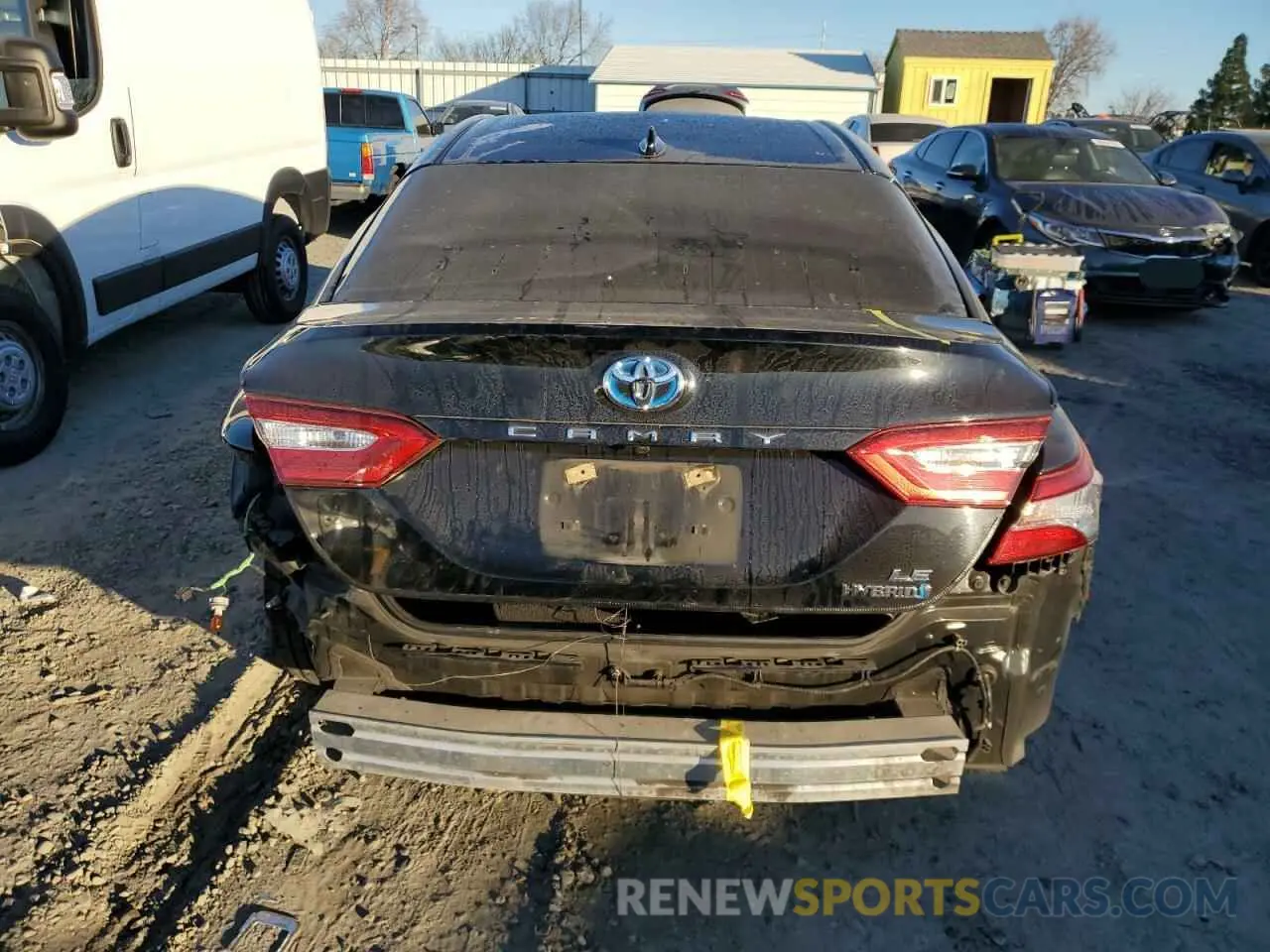 6 Photograph of a damaged car 4T1B31HK7KU512308 TOYOTA CAMRY 2019