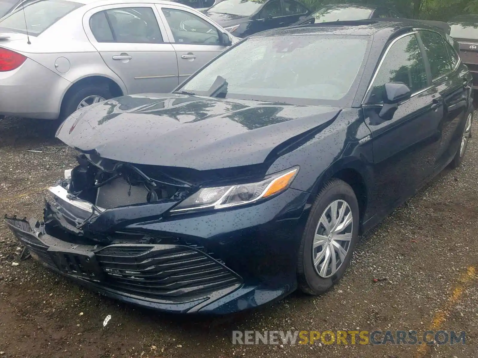 2 Photograph of a damaged car 4T1B31HK7KU514091 TOYOTA CAMRY 2019