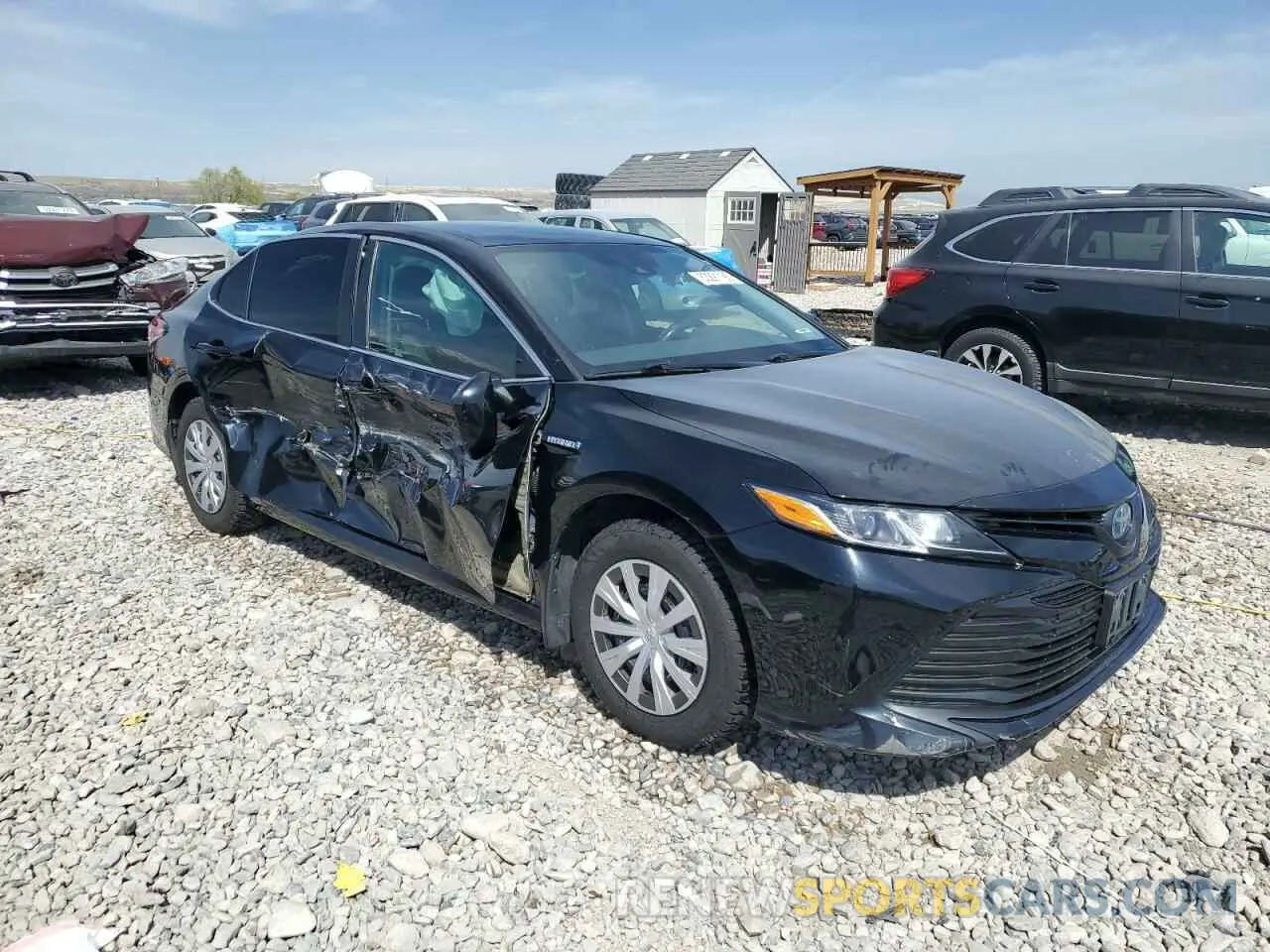 4 Photograph of a damaged car 4T1B31HK7KU517993 TOYOTA CAMRY 2019
