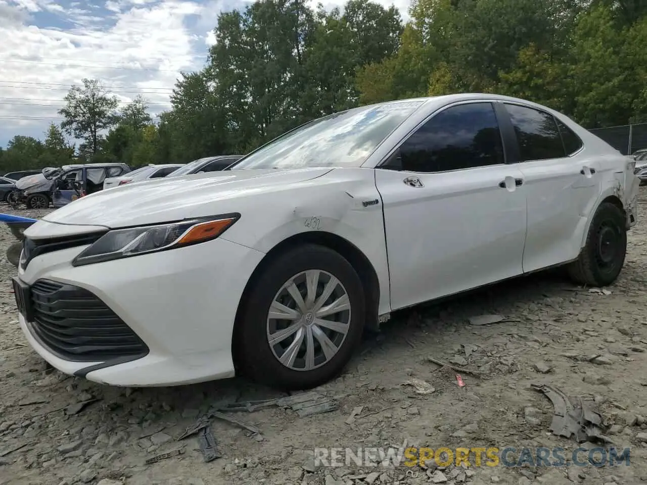 1 Photograph of a damaged car 4T1B31HK8KU513208 TOYOTA CAMRY 2019