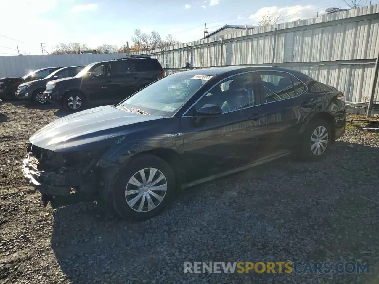 1 Photograph of a damaged car 4T1B31HK8KU515332 TOYOTA CAMRY 2019