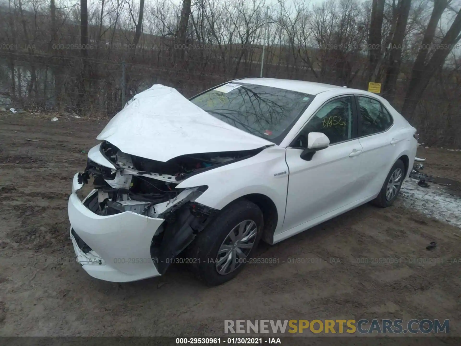 2 Photograph of a damaged car 4T1B31HK8KU516156 TOYOTA CAMRY 2019