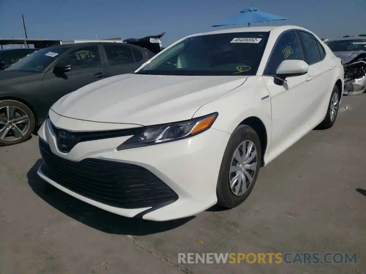 2 Photograph of a damaged car 4T1B31HK8KU517694 TOYOTA CAMRY 2019