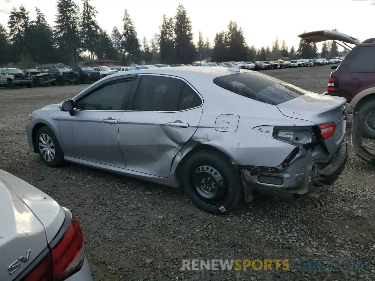 2 Photograph of a damaged car 4T1B31HK9KU008567 TOYOTA CAMRY 2019