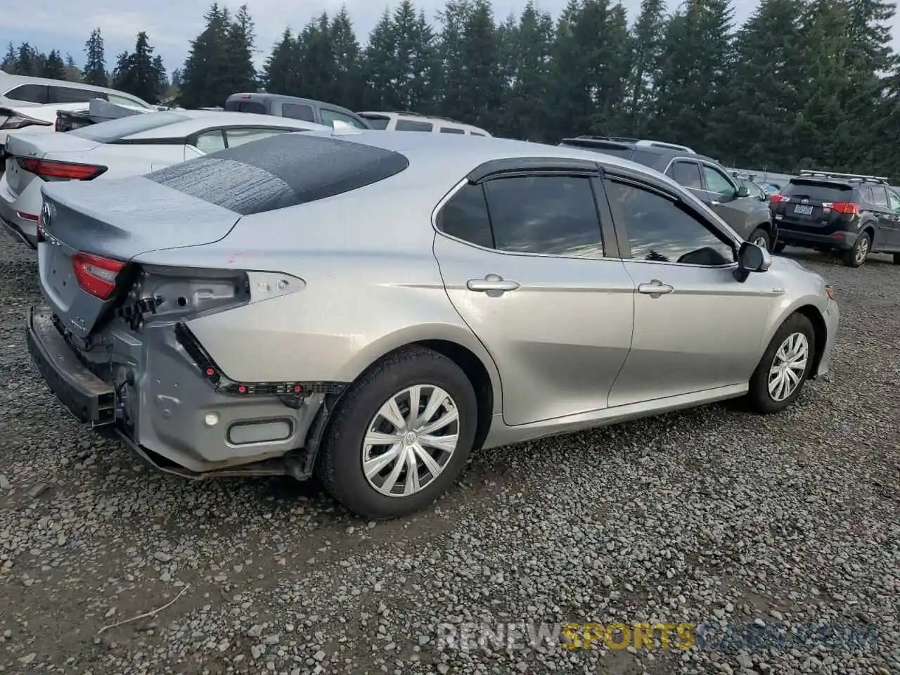 3 Photograph of a damaged car 4T1B31HK9KU008567 TOYOTA CAMRY 2019