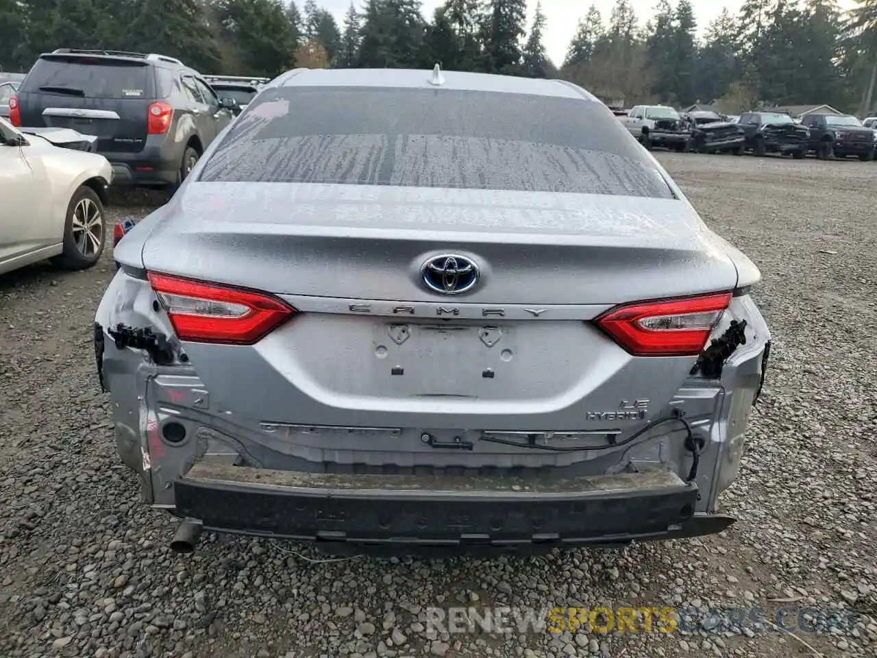 6 Photograph of a damaged car 4T1B31HK9KU008567 TOYOTA CAMRY 2019