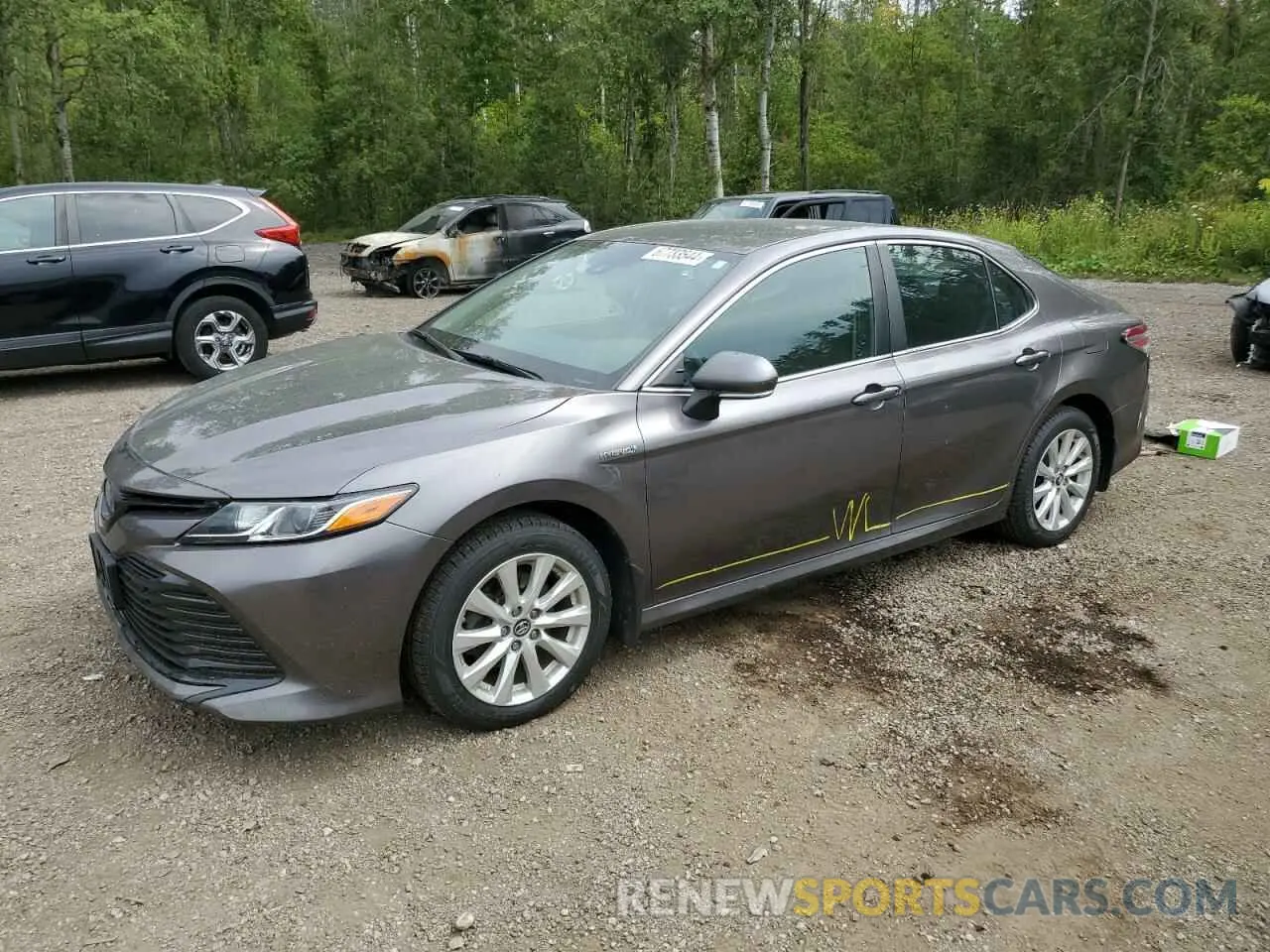 1 Photograph of a damaged car 4T1B31HK9KU509670 TOYOTA CAMRY 2019