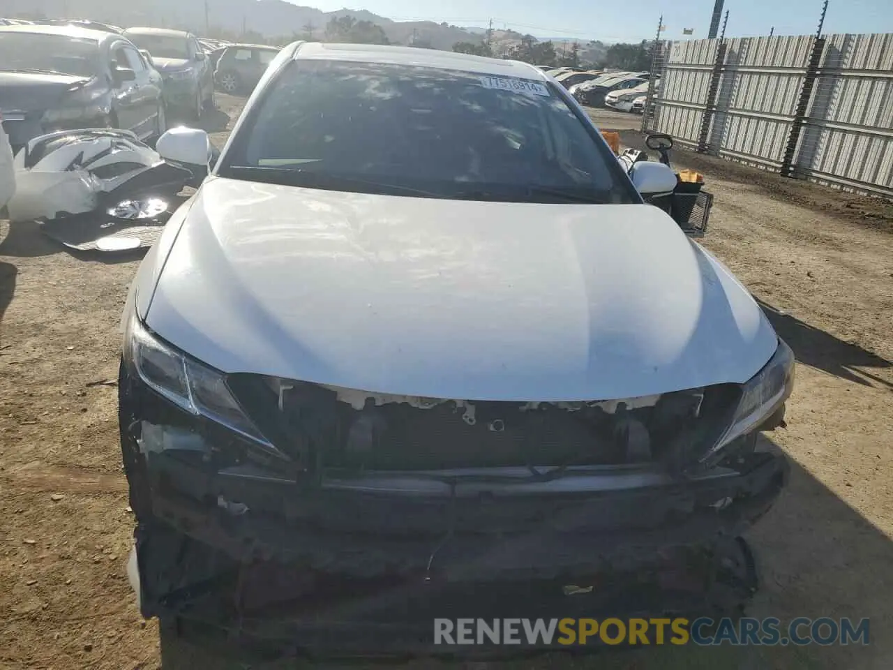5 Photograph of a damaged car 4T1B31HK9KU515016 TOYOTA CAMRY 2019
