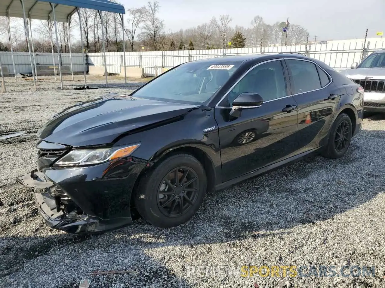 1 Photograph of a damaged car 4T1B31HK9KU516943 TOYOTA CAMRY 2019