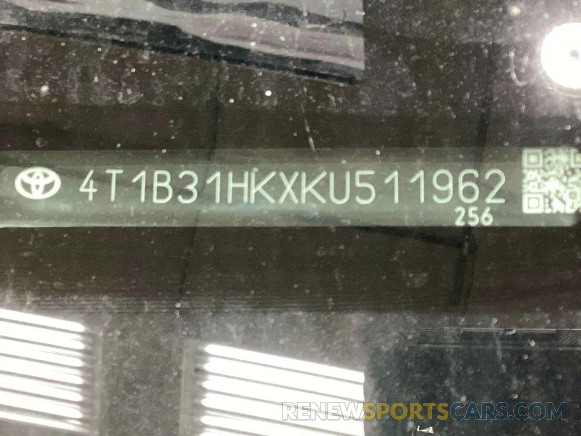 14 Photograph of a damaged car 4T1B31HKXKU511962 TOYOTA CAMRY 2019