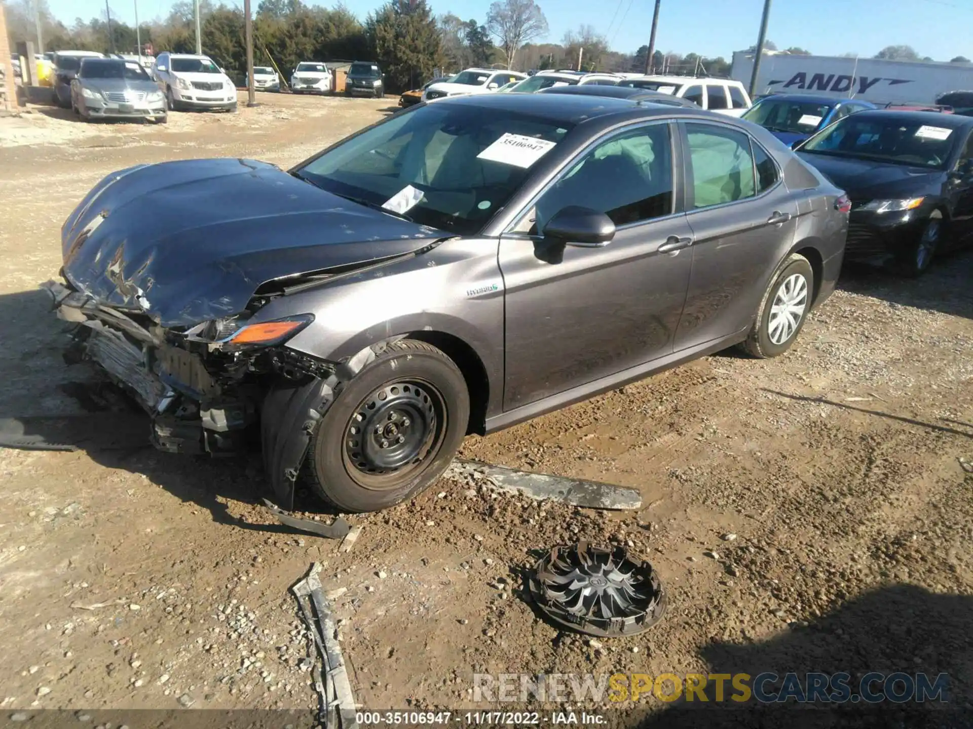 2 Photograph of a damaged car 4T1B31HKXKU512240 TOYOTA CAMRY 2019