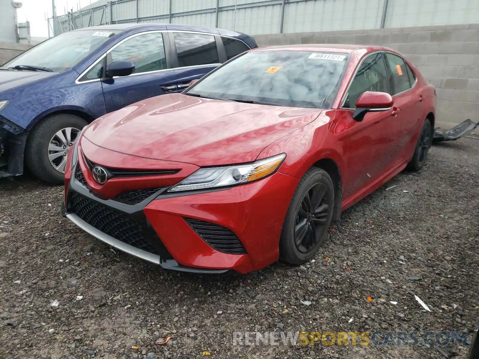 2 Photograph of a damaged car 4T1B61HK0KU215484 TOYOTA CAMRY 2019