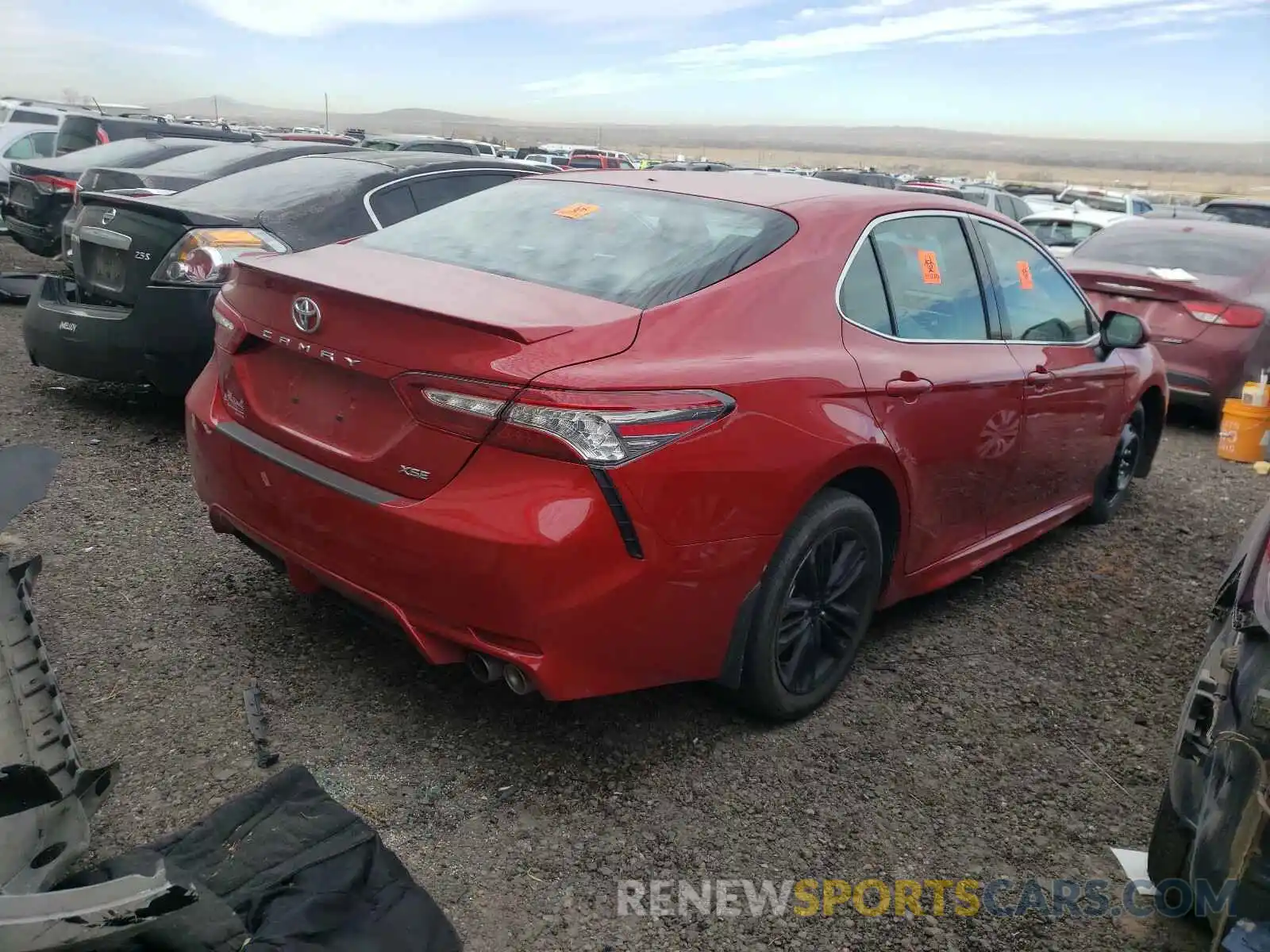 4 Photograph of a damaged car 4T1B61HK0KU215484 TOYOTA CAMRY 2019