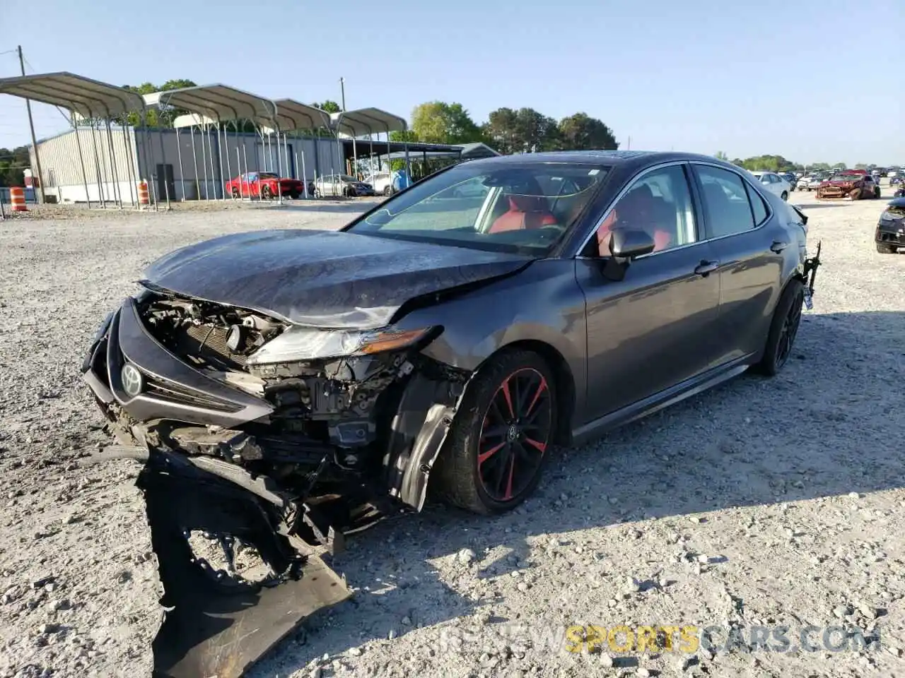 2 Photograph of a damaged car 4T1B61HK0KU228462 TOYOTA CAMRY 2019