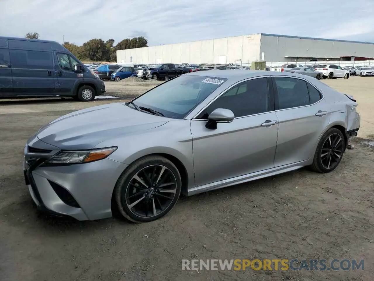 1 Photograph of a damaged car 4T1B61HK0KU763288 TOYOTA CAMRY 2019
