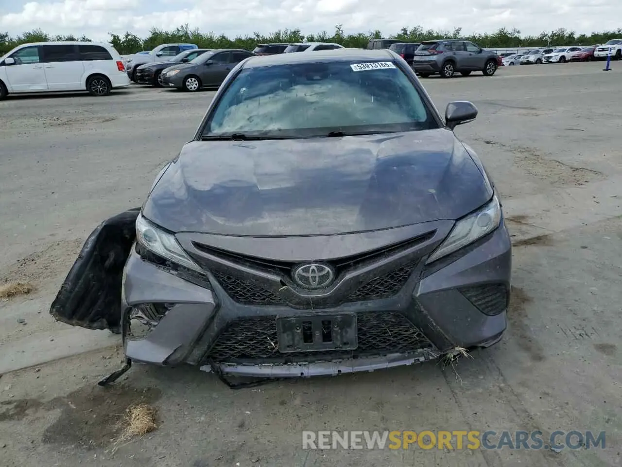 5 Photograph of a damaged car 4T1B61HK0KU828883 TOYOTA CAMRY 2019