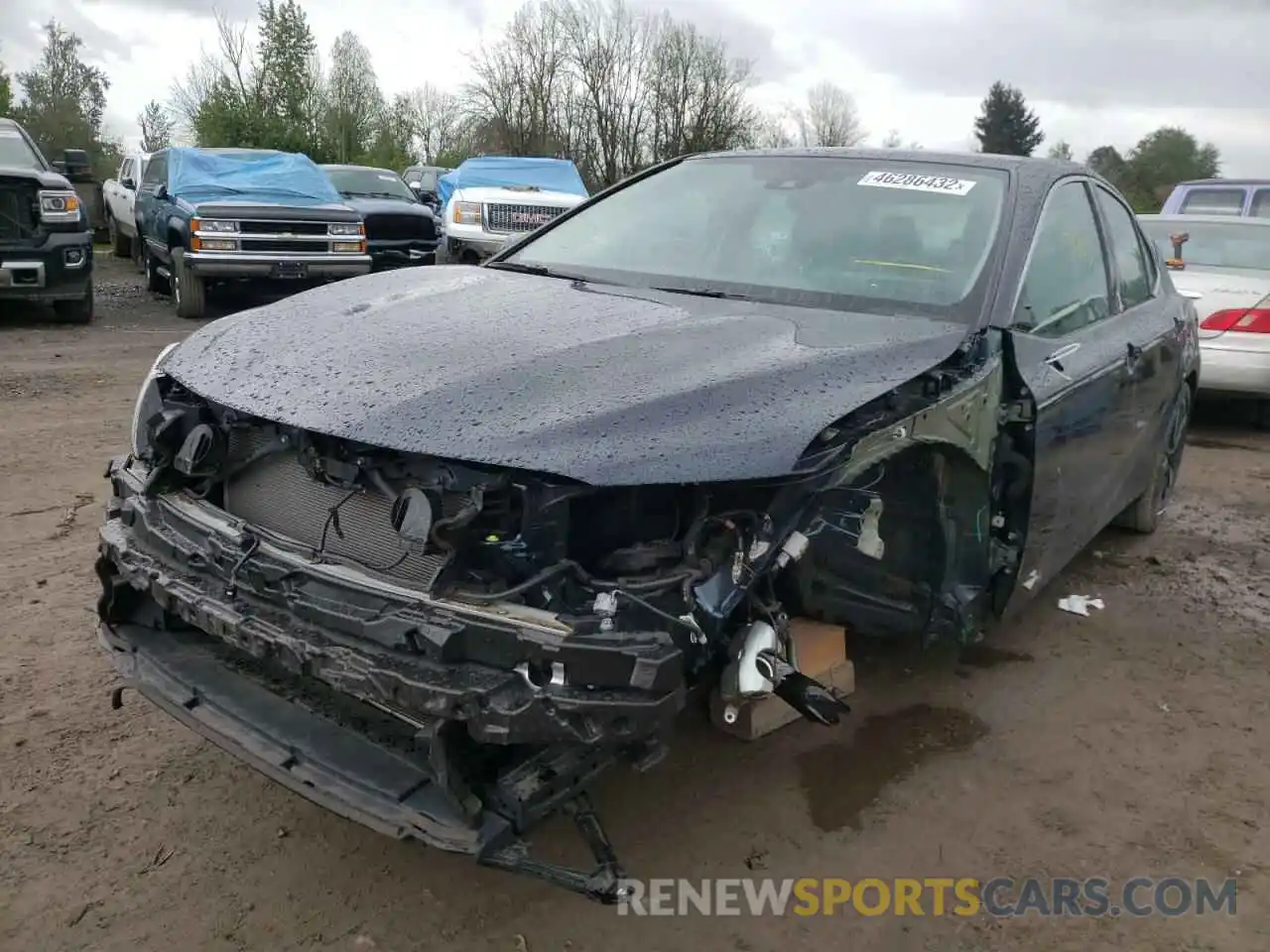 2 Photograph of a damaged car 4T1B61HK0KU834490 TOYOTA CAMRY 2019