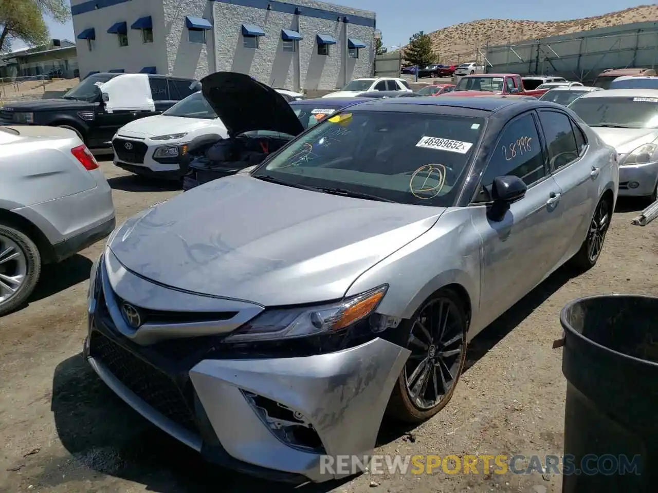 2 Photograph of a damaged car 4T1B61HK1KU177408 TOYOTA CAMRY 2019