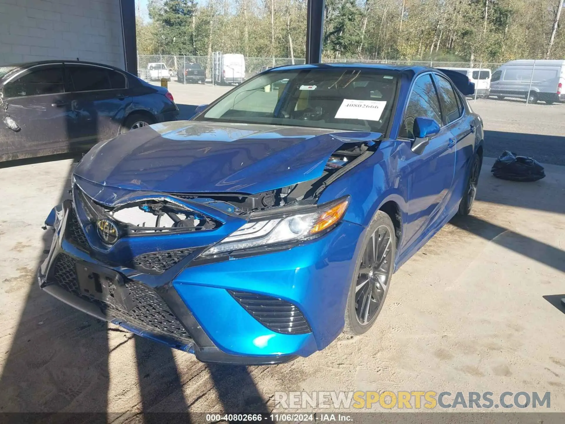 2 Photograph of a damaged car 4T1B61HK1KU213498 TOYOTA CAMRY 2019