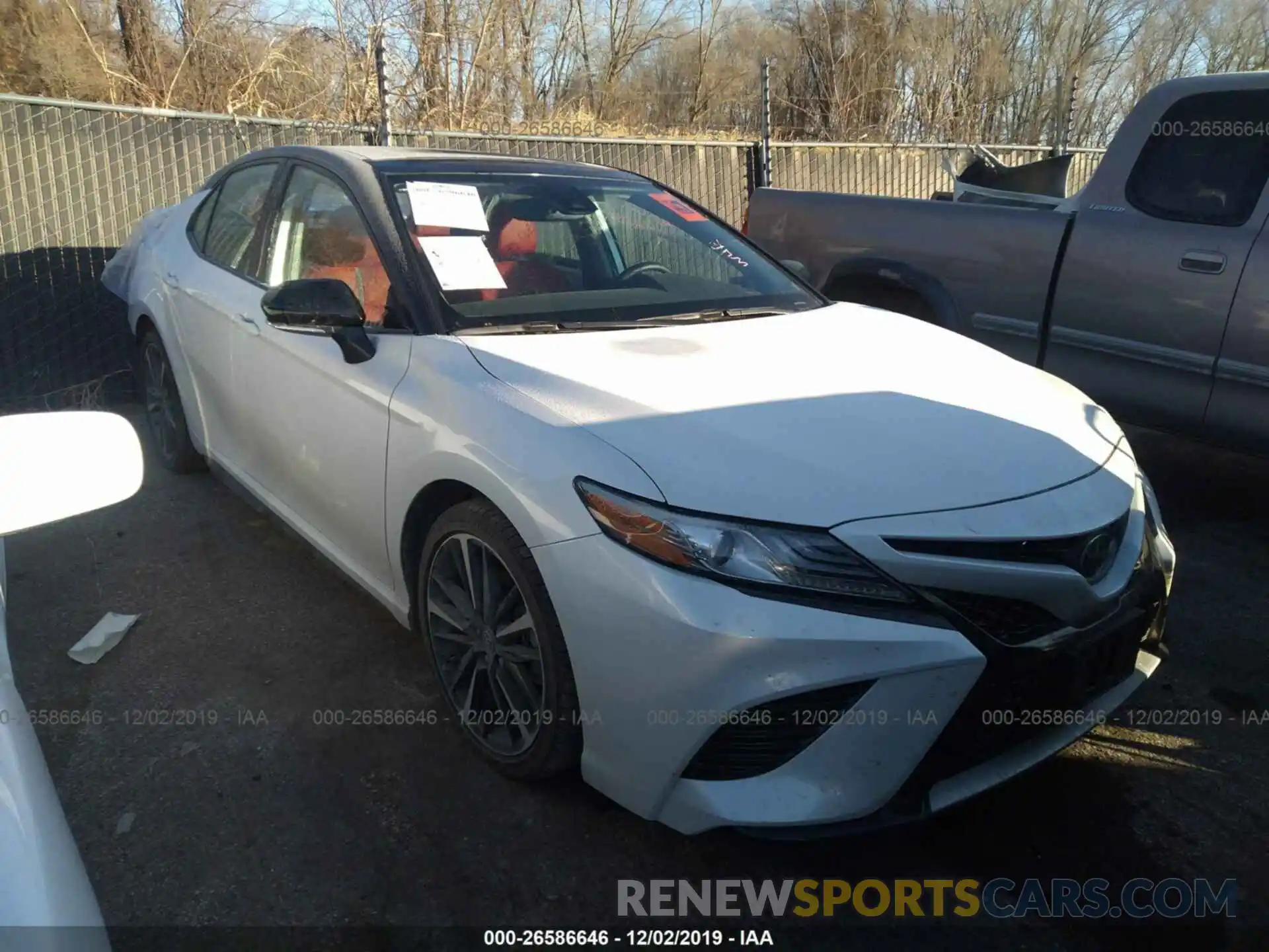 1 Photograph of a damaged car 4T1B61HK1KU272101 TOYOTA CAMRY 2019