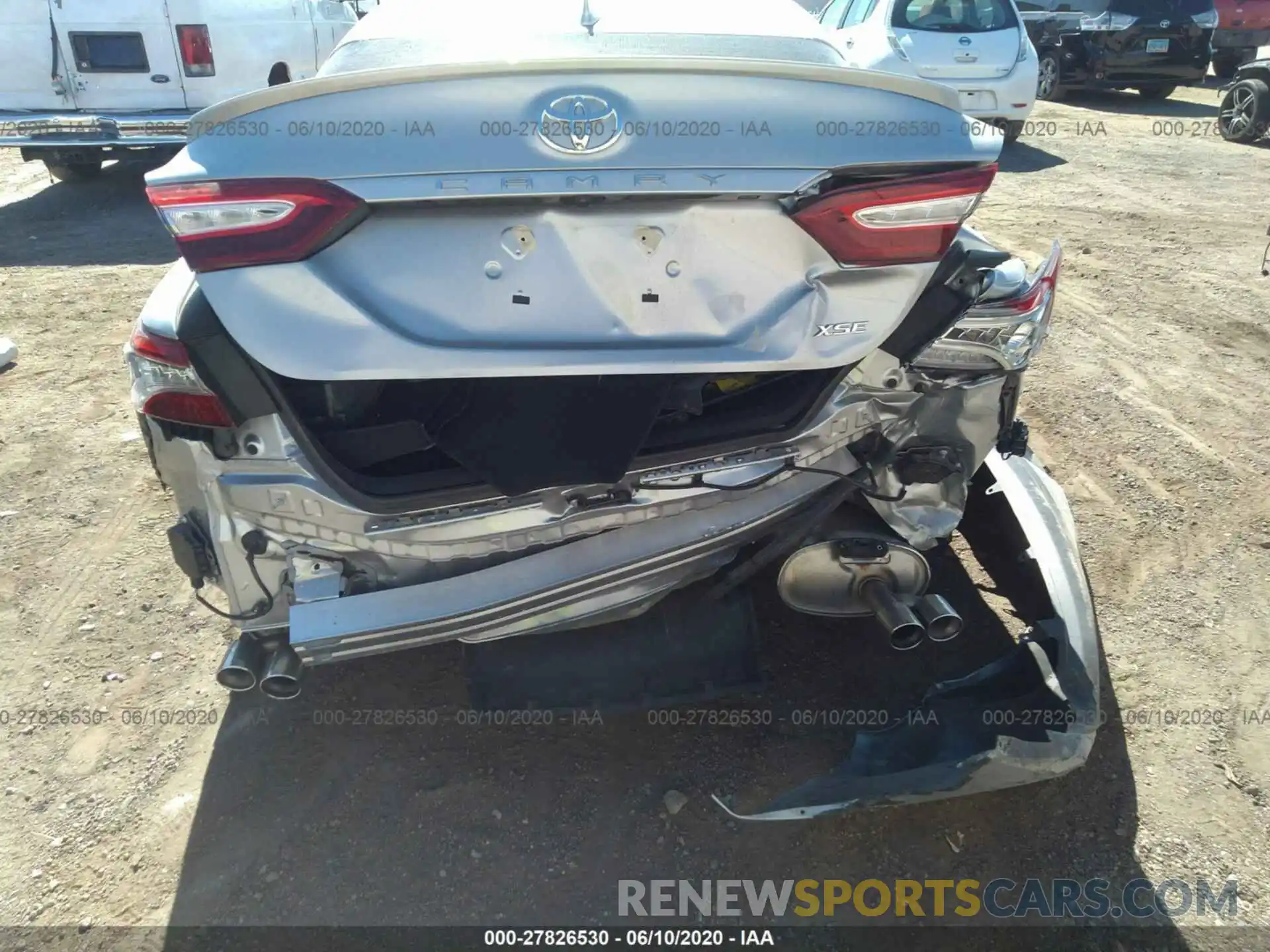 6 Photograph of a damaged car 4T1B61HK1KU300186 TOYOTA CAMRY 2019