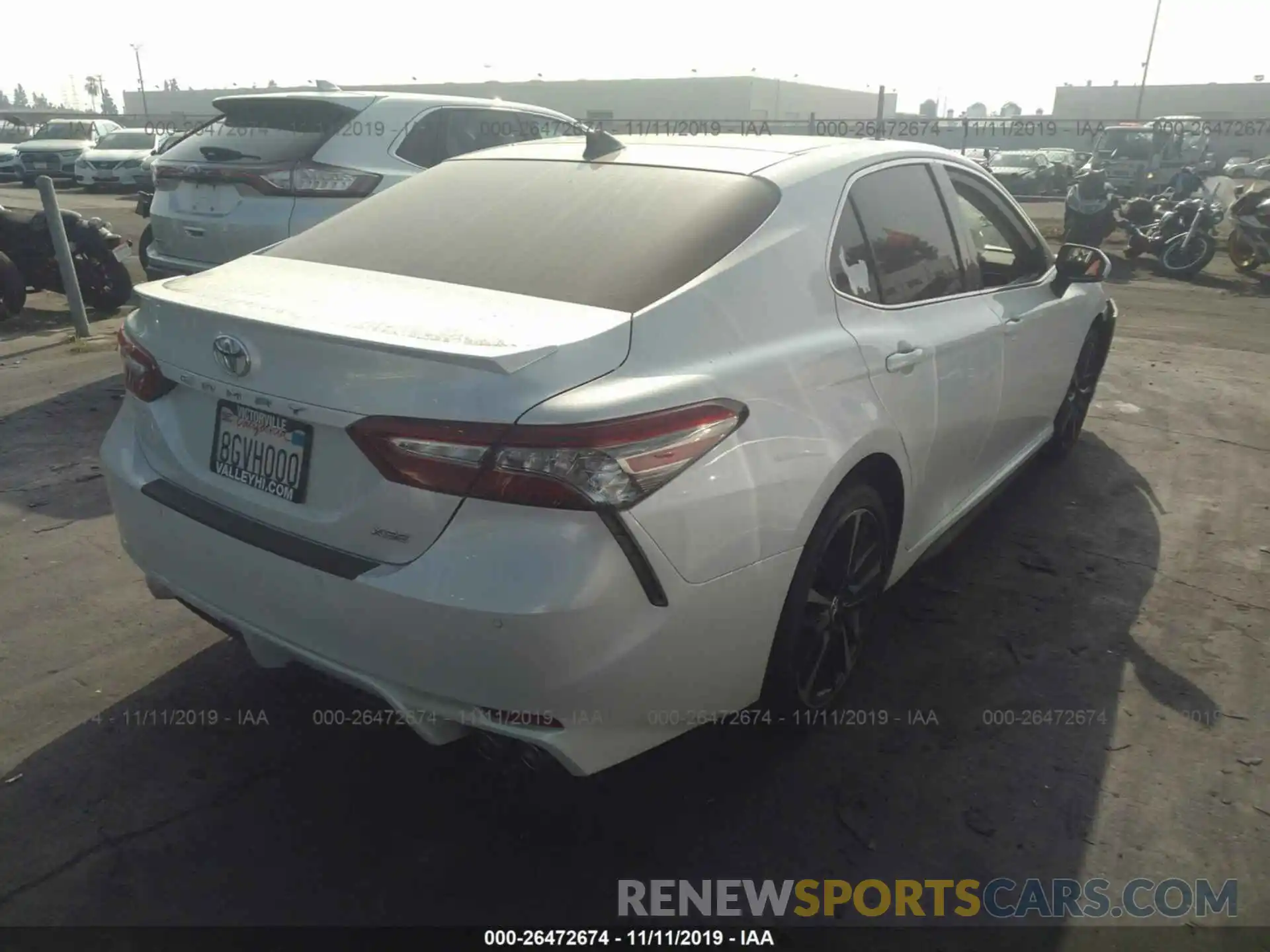 4 Photograph of a damaged car 4T1B61HK1KU711149 TOYOTA CAMRY 2019