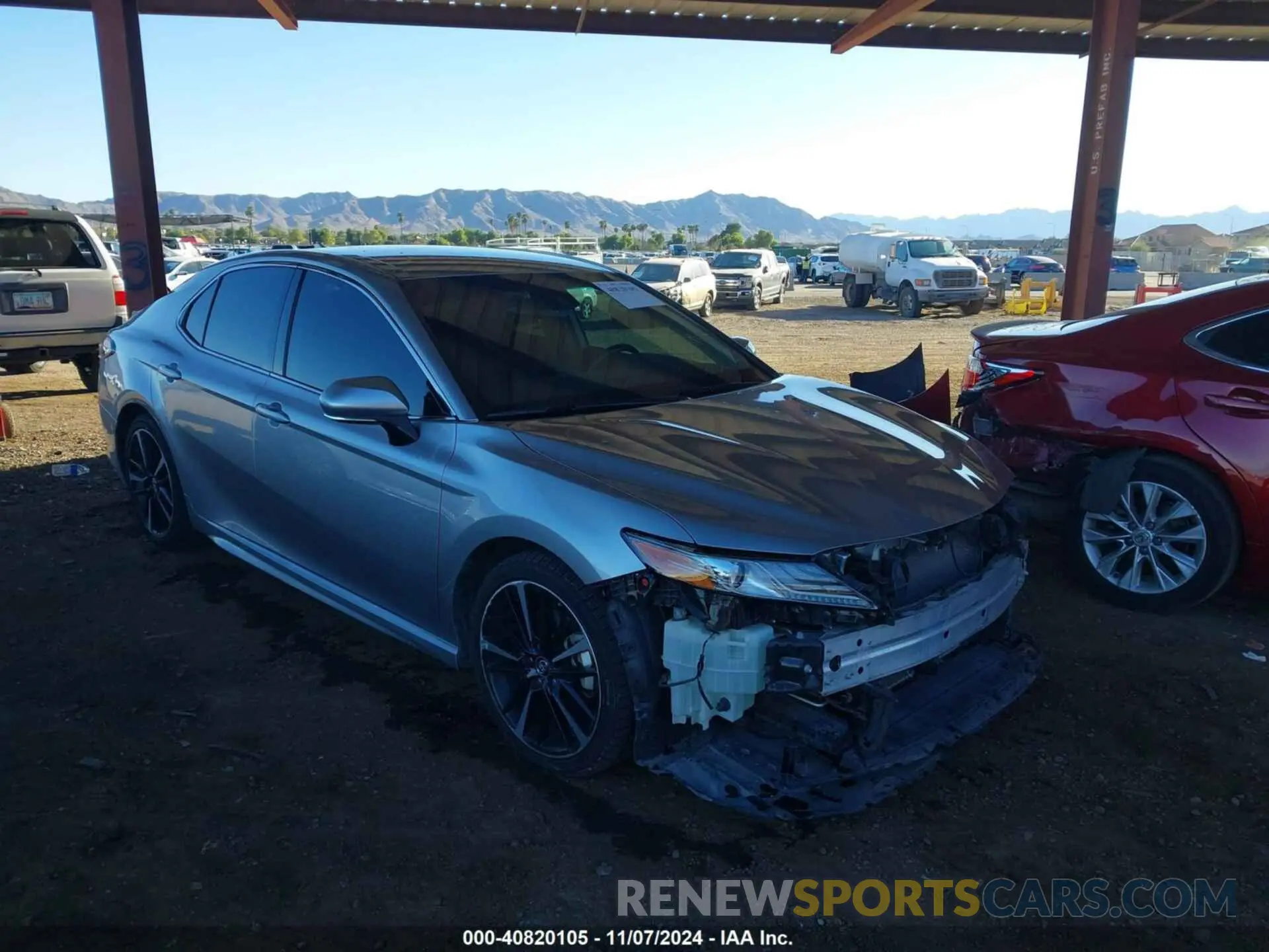 1 Photograph of a damaged car 4T1B61HK1KU850360 TOYOTA CAMRY 2019