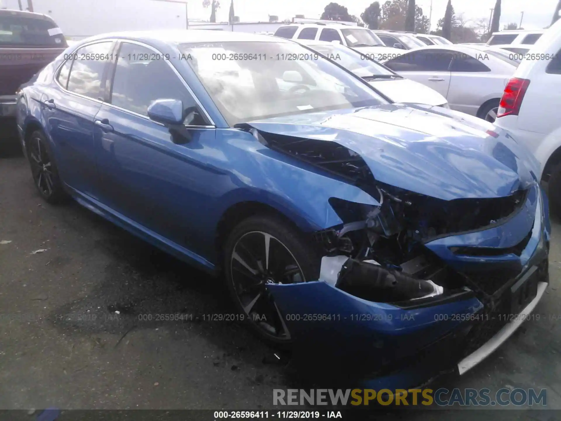 1 Photograph of a damaged car 4T1B61HK2KU190281 TOYOTA CAMRY 2019