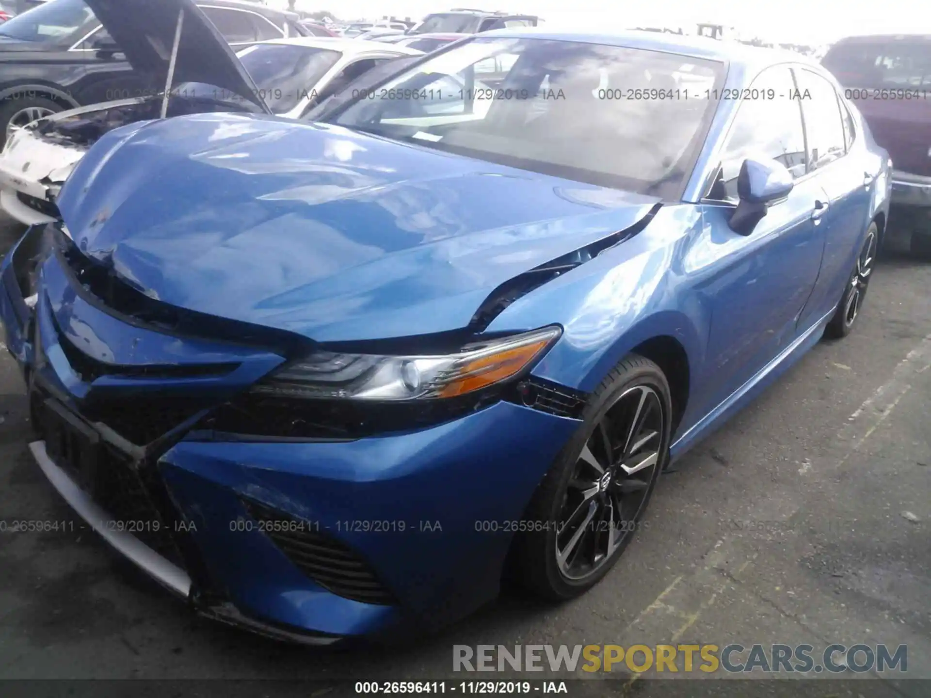 2 Photograph of a damaged car 4T1B61HK2KU190281 TOYOTA CAMRY 2019