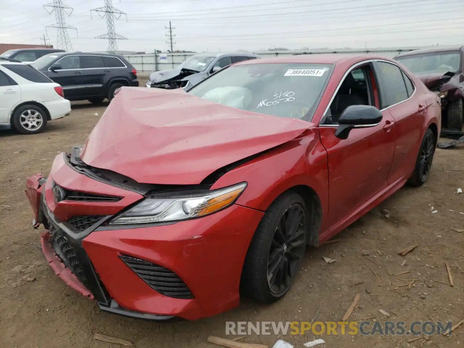 2 Photograph of a damaged car 4T1B61HK2KU263973 TOYOTA CAMRY 2019