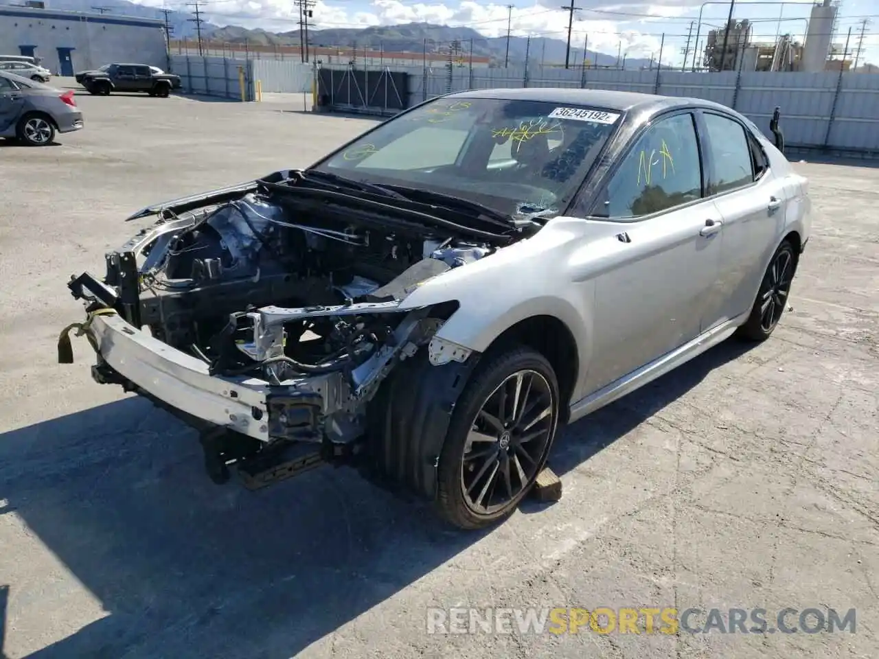 2 Photograph of a damaged car 4T1B61HK2KU288775 TOYOTA CAMRY 2019