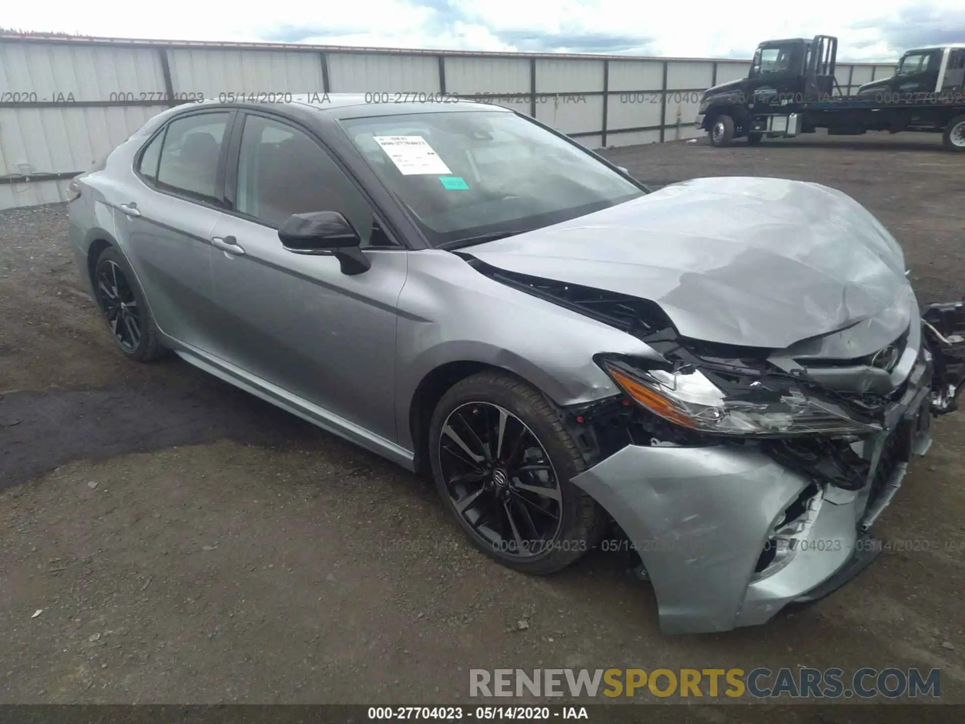 1 Photograph of a damaged car 4T1B61HK2KU296648 TOYOTA CAMRY 2019