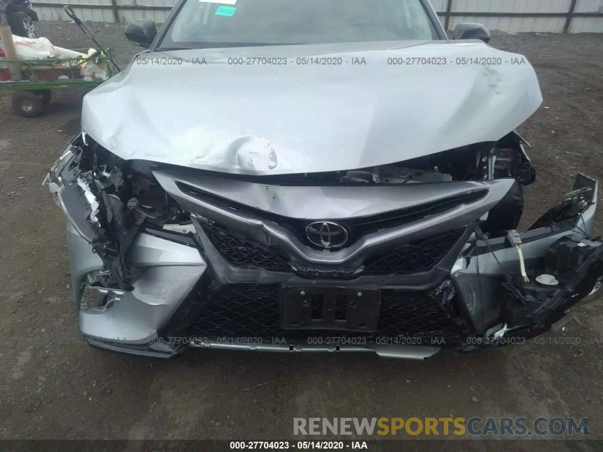 6 Photograph of a damaged car 4T1B61HK2KU296648 TOYOTA CAMRY 2019