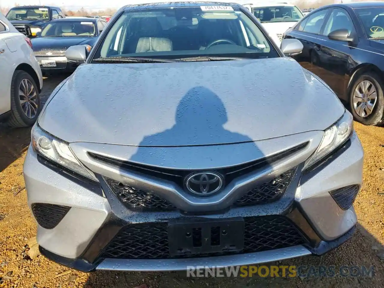 5 Photograph of a damaged car 4T1B61HK2KU755242 TOYOTA CAMRY 2019