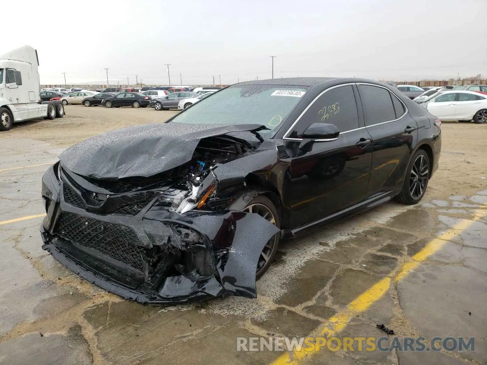 2 Photograph of a damaged car 4T1B61HK2KU831283 TOYOTA CAMRY 2019