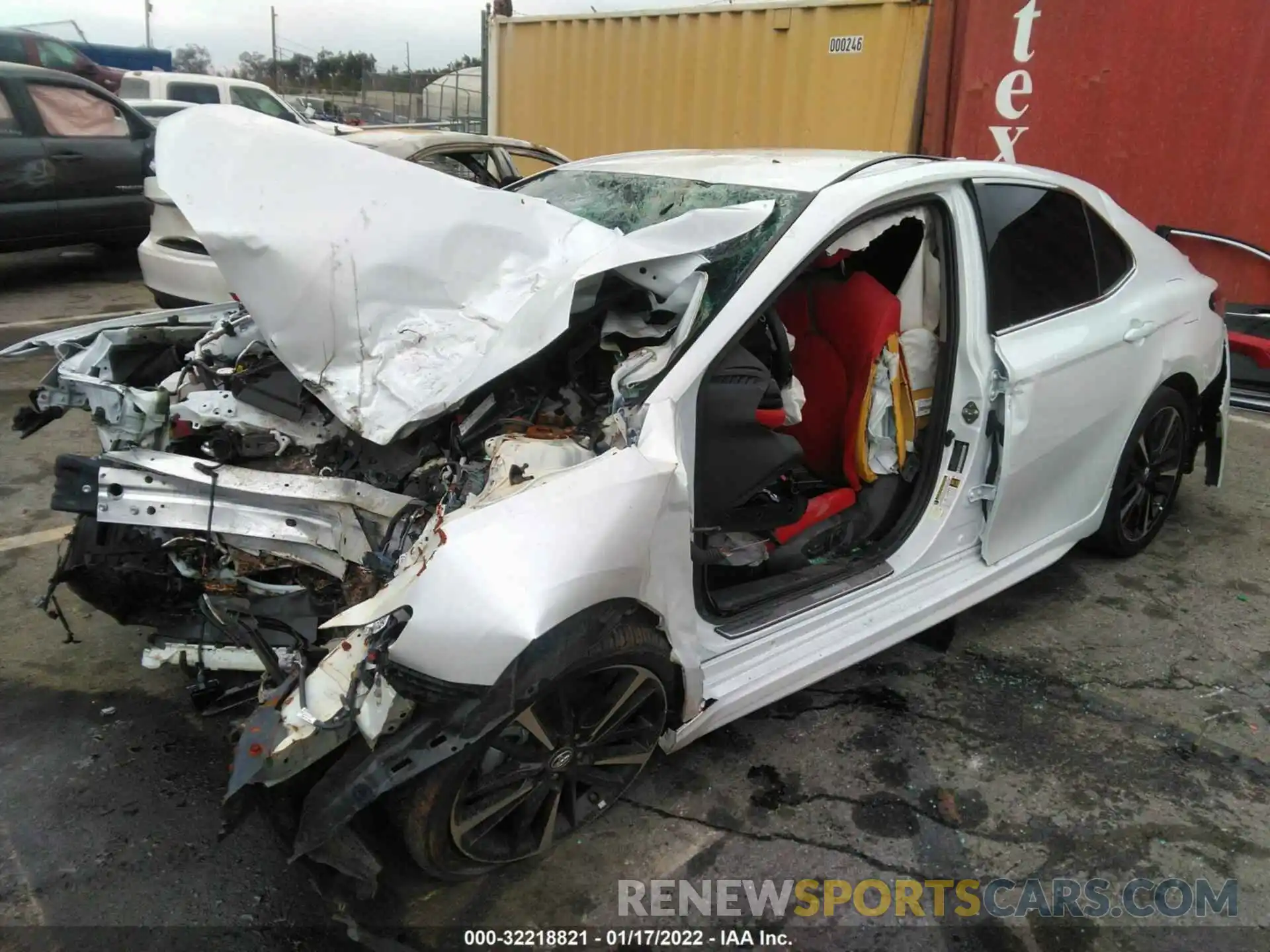 2 Photograph of a damaged car 4T1B61HK2KU856152 TOYOTA CAMRY 2019