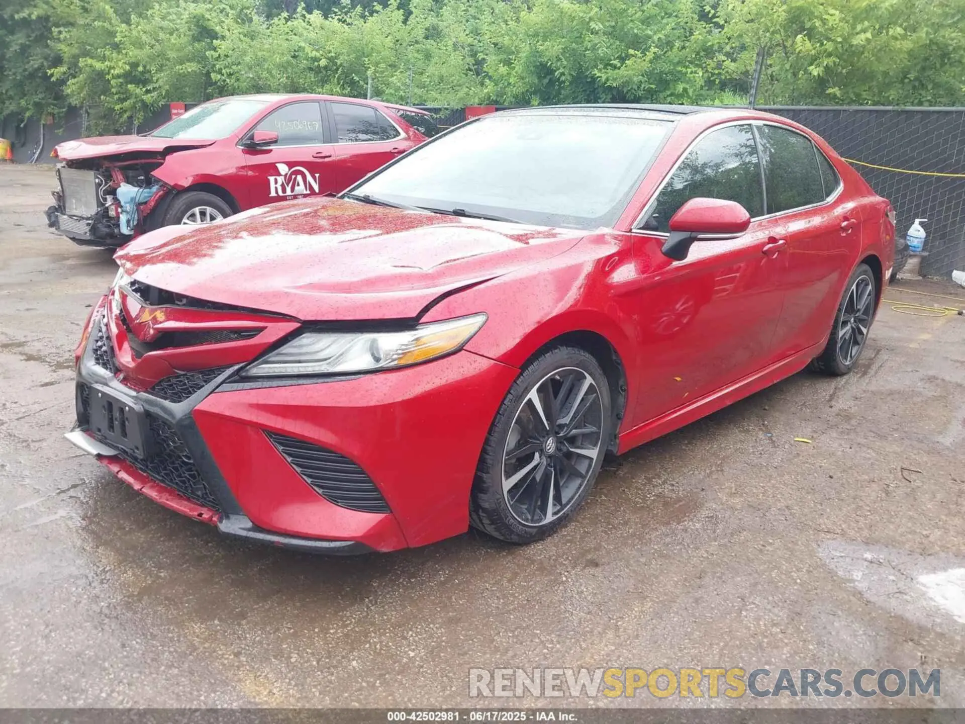 2 Photograph of a damaged car 4T1B61HK3KU163963 TOYOTA CAMRY 2019