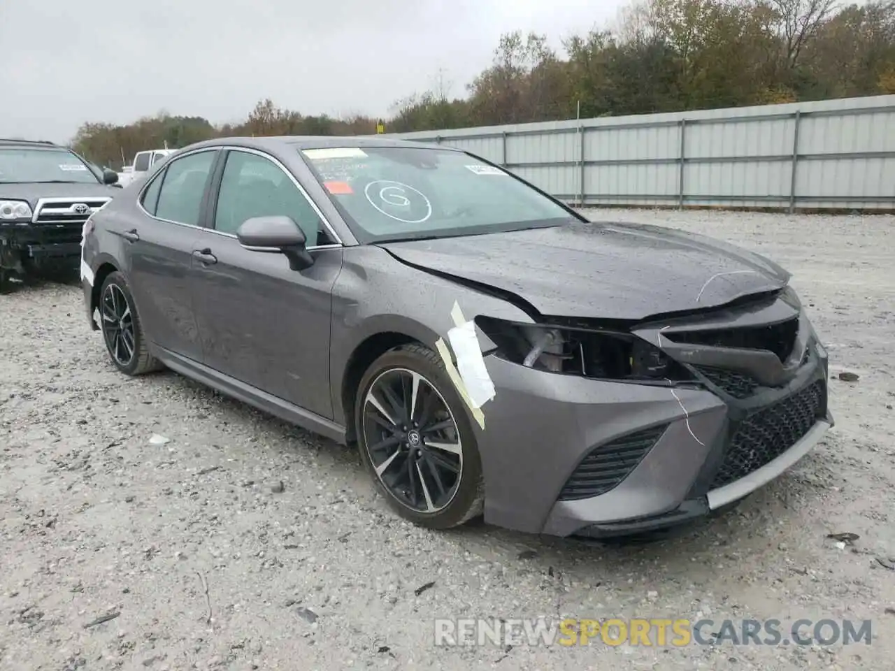 1 Photograph of a damaged car 4T1B61HK3KU178415 TOYOTA CAMRY 2019