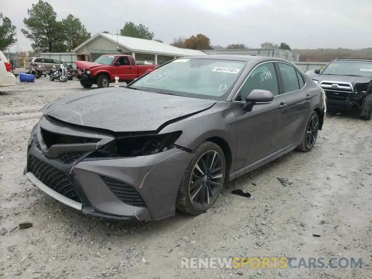 2 Photograph of a damaged car 4T1B61HK3KU178415 TOYOTA CAMRY 2019