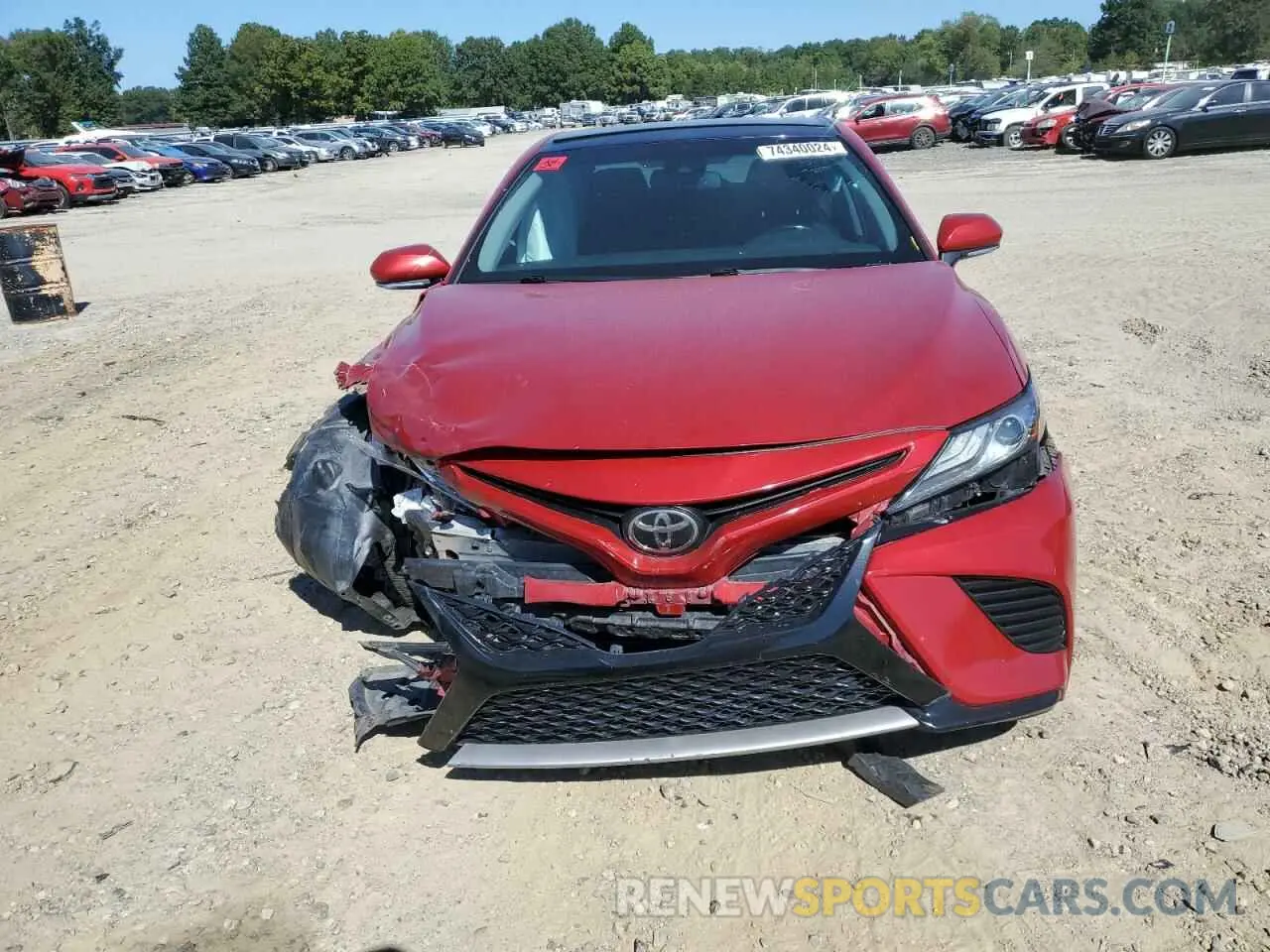 5 Photograph of a damaged car 4T1B61HK3KU179130 TOYOTA CAMRY 2019