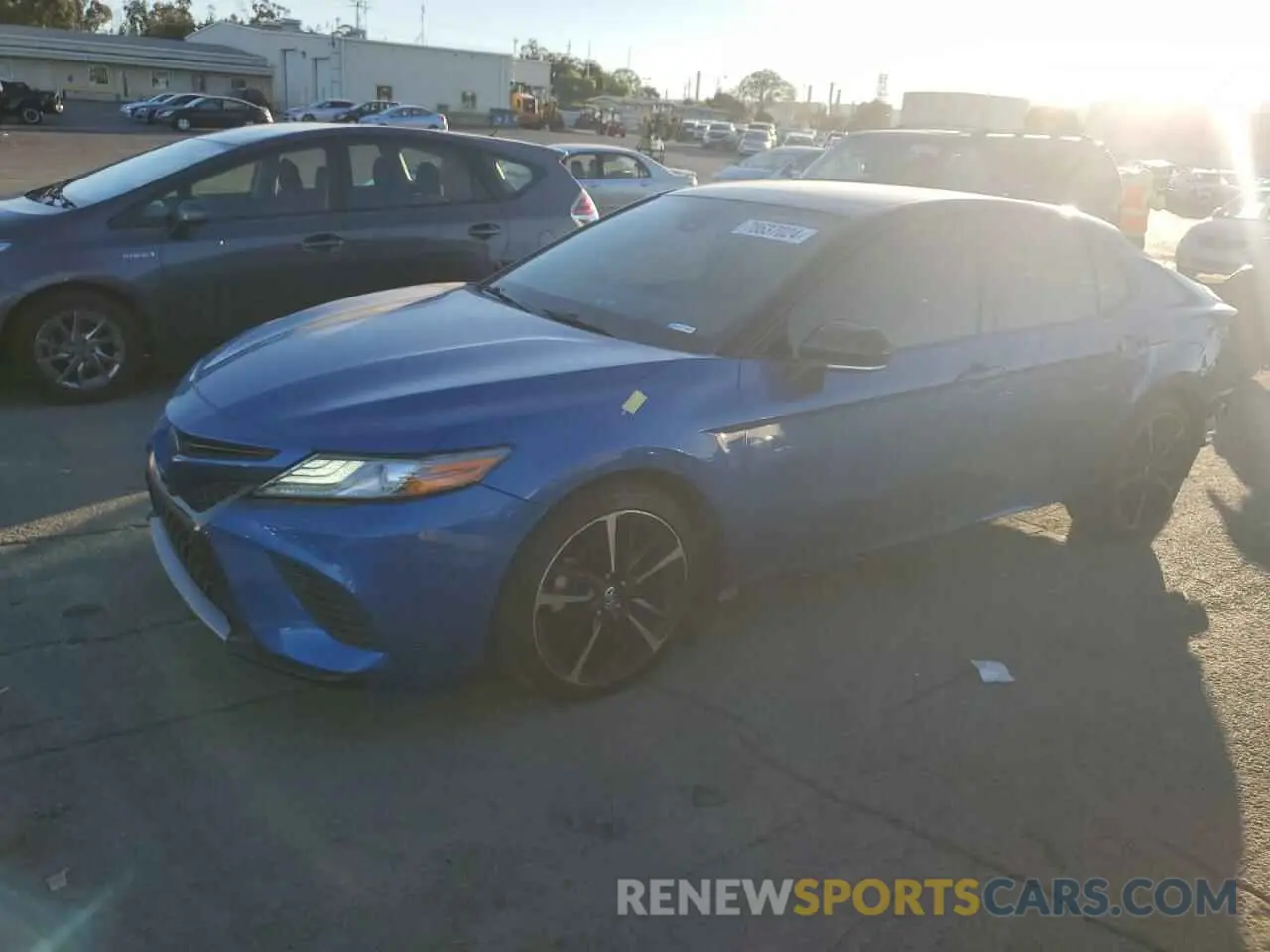 1 Photograph of a damaged car 4T1B61HK3KU219321 TOYOTA CAMRY 2019