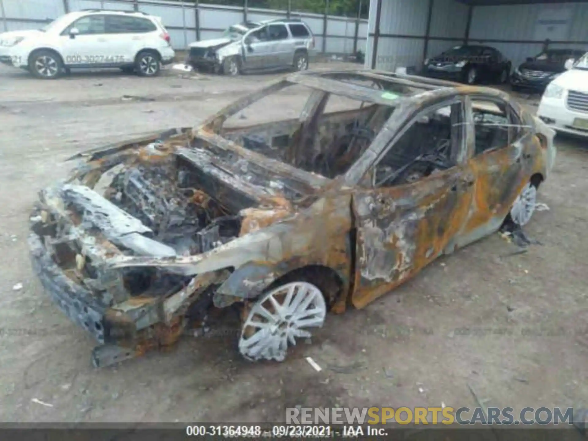 2 Photograph of a damaged car 4T1B61HK3KU221991 TOYOTA CAMRY 2019