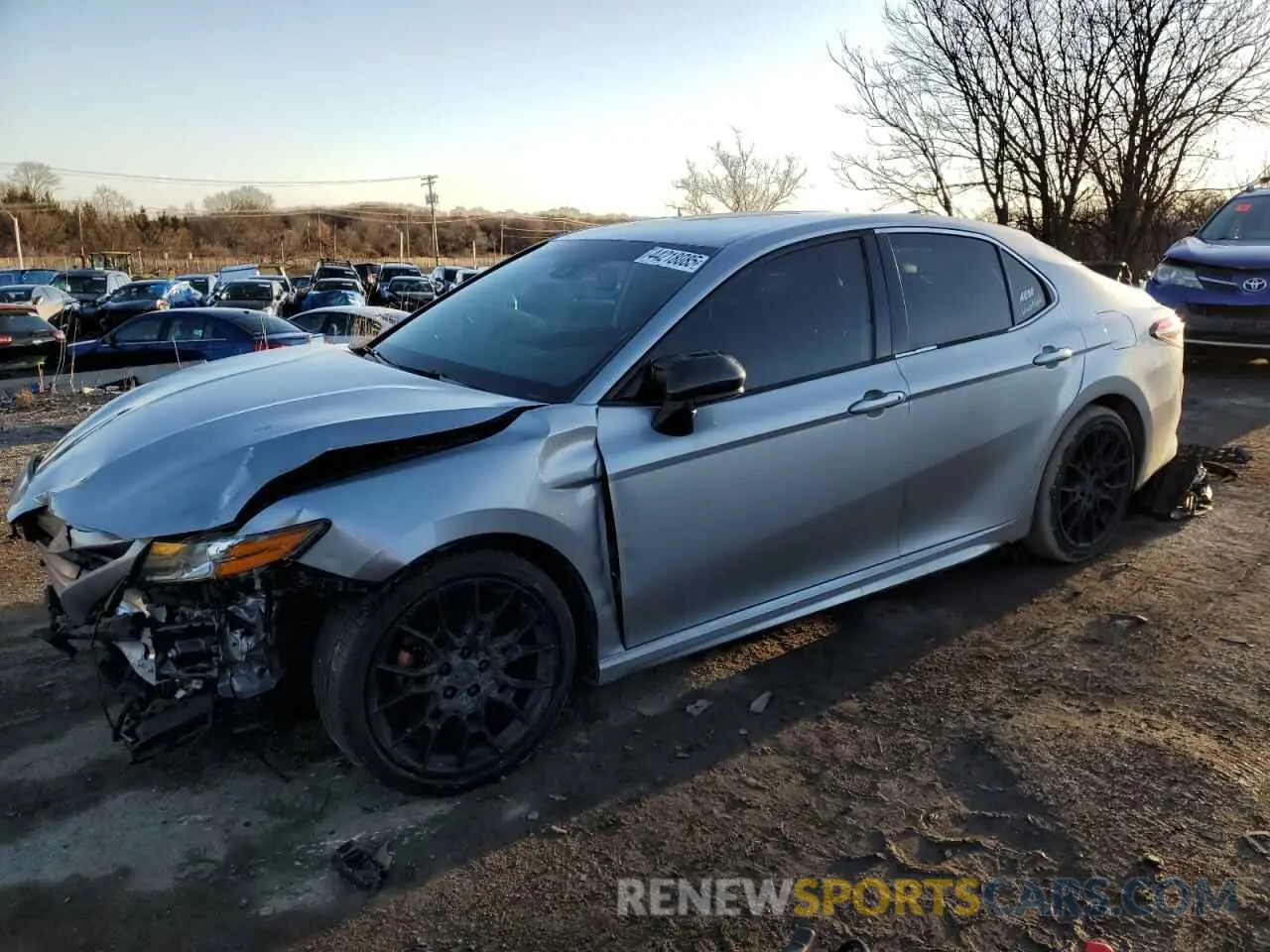 1 Photograph of a damaged car 4T1B61HK3KU227757 TOYOTA CAMRY 2019