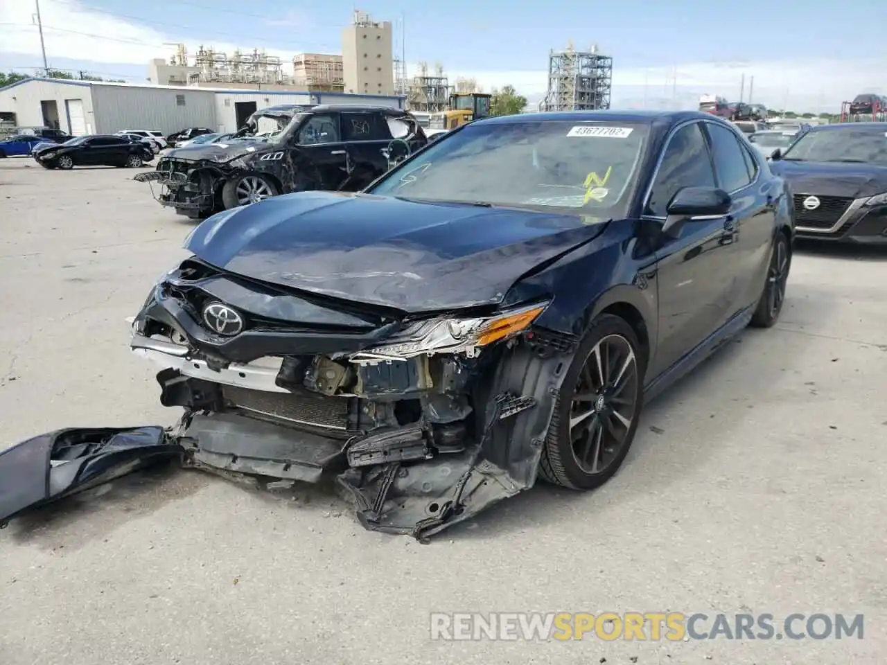 2 Photograph of a damaged car 4T1B61HK3KU258667 TOYOTA CAMRY 2019