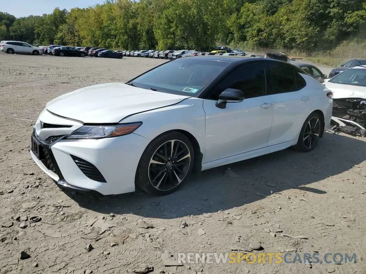 1 Photograph of a damaged car 4T1B61HK3KU284122 TOYOTA CAMRY 2019