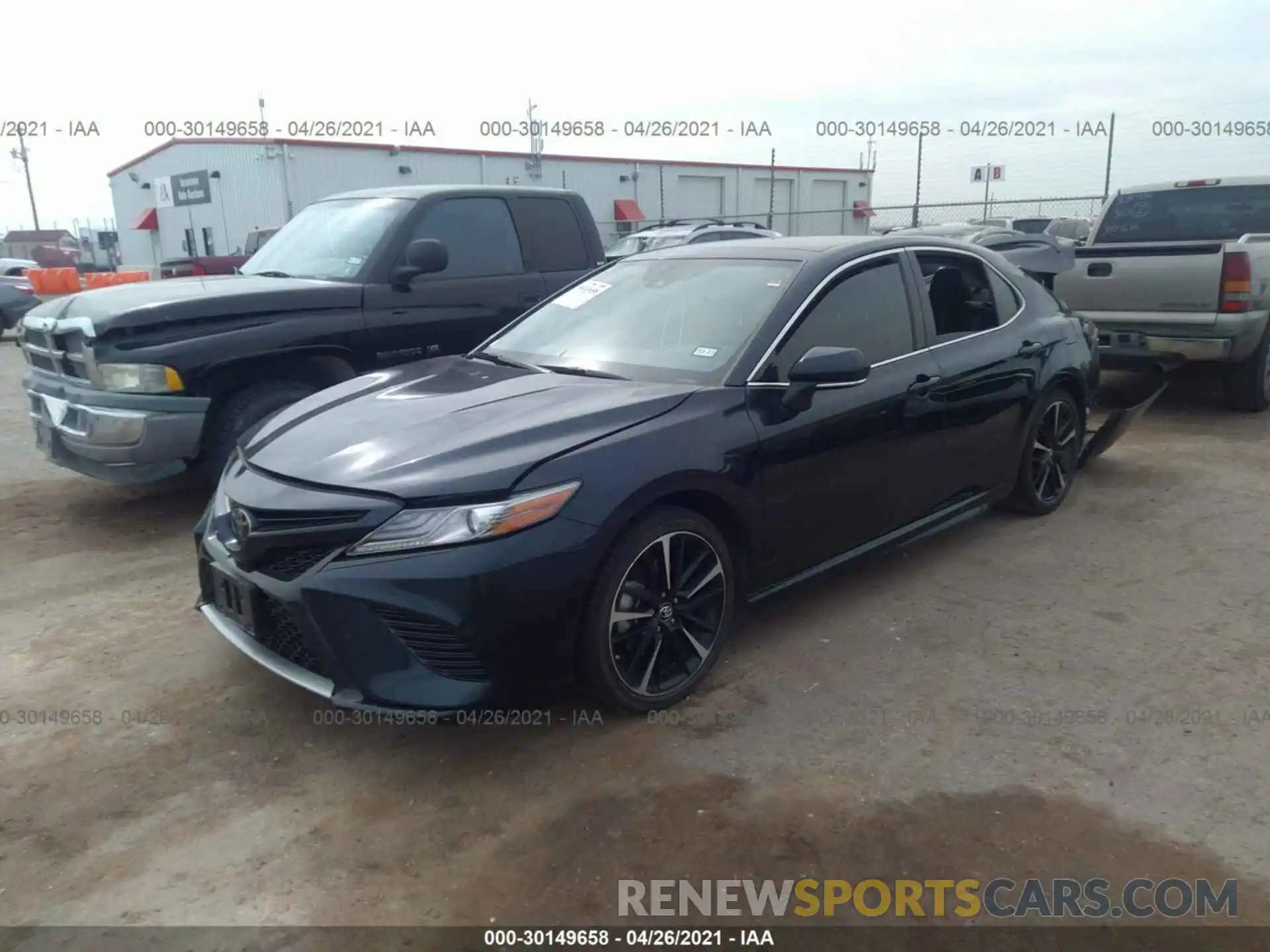 2 Photograph of a damaged car 4T1B61HK3KU698601 TOYOTA CAMRY 2019